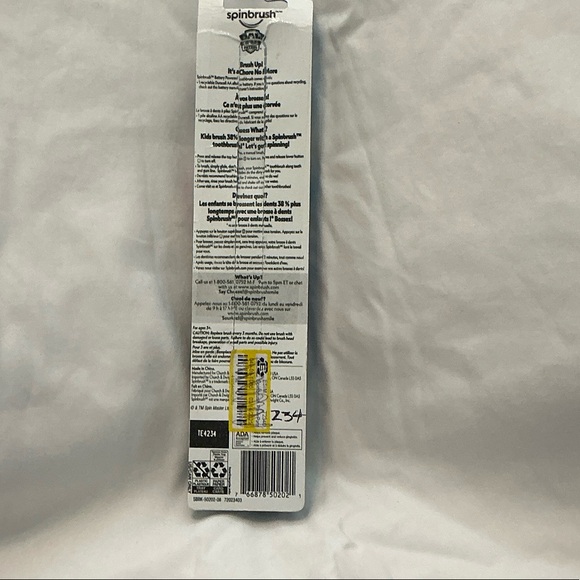 Kids Electric Toothbrush - Blue - Picture 2 of 3